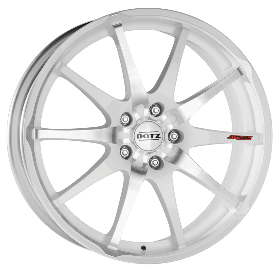 DOTZ SHURIKEN WHITE 7x17 4x100 ET30.00 DOTZ SHURIKEN WHITE 7x17 4x100 ET30.00