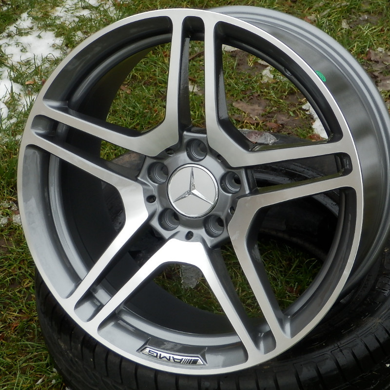 REPLICAS MERCEDES AMG5 8,5x18 5x112 ET40.00 antracit + leštěný REPLICAS MERCEDES AMG5 8,5x18 5x112 ET40.00 antracit + leštěný