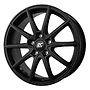 BROCK RC32 satin schwarz matt 7x18 5x100 ET39.00 satin black matt