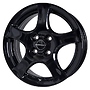 BORBET LM-Rad 6 x 15 F black glossy Borbet 6x15 4x108 ET37.00 black glossy