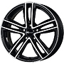 BROCK RC27 7,5x17 5x108 ET55.00 schwarz front-poliert