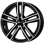 BROCK RC 27 BLACK GLO FP 5X120 ET40 HB67.1 8x17 5x120 ET40.00 schwarz front-poliert