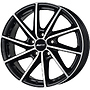 ALUTEC SINGA/SWFP 7,5x18 5x108 ET55.00 diamant-schw fpol