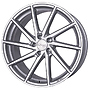 BROCK B37C CRY SIL FP 5X120 ET37 HB65.1 9,5x20 5x120 ET37.00 kristallsilber front-poliert