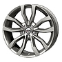 AUTEC Alufelge 9.5 J x 22 114,3/5/38/70  Uteca Titansilber Autec 9,5x22 5x114,3 ET38.00 titansilber