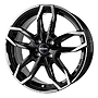 RIAL Lucca 6,5x17 4x108 ET40.00 diamant-schwarz frontpoliert