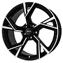 PLATIN 8,5x19 Platin P100 PLATIN BLACK POLISHED LZ/LK:5/112 ET:40 NB:66,5 8,5x19 5x112 ET40.00 black polished