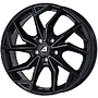 ALUTEC 8.0Jx19 H2 ET40 5x100x57.1 ADX.02 diamant-schwarz RL:600kg ALUTEC 8x19 5x100 ET40.00 diamant-schwarz