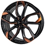 BROCK 8x19 112.00/5/45 RC34 BLACK ORANGE MATT RCDESIGN 8x19 5x112 ET45.00 black orange matt