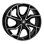 ALUTEC ADX2-75838A23-1 ALUTEC ADX.02 7.5x18 4/100 ET38 NB63,3 7,5x18 4x100 ET38.00 diamant-schw fpol