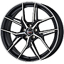 BORBET 497846 BORBET QX 8.0x19 5/112 ET40 NB66,5 x19 5x112 ET40.00 borbet black polished matt  kba