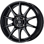 PLATIN 6,5x16 Platin P113 Nr. 1010000064 PLATIN BLACK PAINTED LZ/LK:4/100 ET:38 NB:63,4 6,5x16 4x100 ET38.00 black painted