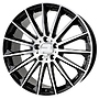  9.0Jx20 H2 ET54 5x112x66.6 WH39 black full machined RL:1010kg WHEELWORLD-2DRV 9x20 5x112 ET0.00 