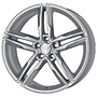 Wheelworld Alufelge 9.0 J x 20 112/5/40/66,6  WH11 Arktic Silber lackiert 2DRV 9x20 5x112 ET0.00 