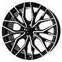 Wheelworld 8.5Jx20 H2 ET42 5x112x66.6 WH37 black full machined RL:950kg WHEELWORLD-2DRV 8,5x20 5x112 ET42.00 schwarz hg pol.