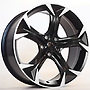 REPLICAS Sven 8x18 5x112 ET45.00 matt black polished