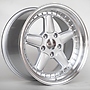 REPLICAS Kara 9x17 5x120 ET25.00 silver/lip machined + chr