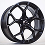 REPLICAS Dante 8x18 5x100 ET40.00 satin black