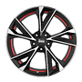 MAM MAM RS6 black front polished red inside 7.0Jx16 ET35 5x120x72.6 (wintertauglich) 7x16 5x120 ET35.00 black front polish red inside