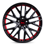 MAM MAM RS4 7,5Jx17 5/112 ET45 66,6 BPRI 7,5x17 5x112 ET45.00 black painted red inside