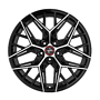 KESKIN KT25 8,5x20 5x120 ET30.00 black front polish