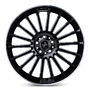KESKIN KT15 7x16 5x100 ET38.00 black lip polish