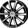 PLATIN 8,0x18 PLATIN P69 PLATIN BLACK POLISHED LZ/LK:5/112 ET:40,1 NB:66,5 x18 5x112 ET40.00 black polished
