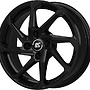 BROCK RC36 6.5X16 4X100 ET43 MB60.1 R10 6,5x16 4x100 ET43.00 schwarz-glanz