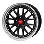 TEC GT EVO schwarz glanz hornpoliert 8.0Jx18 ET35 5x110x65.1 8x18 5x110 ET35.00 black lip polished