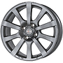 PLATIN 6,5x15 Platin P58 Nr. PLATIN GREY LZ/LK:4/100 ET:38 NB:63,4 6,5x15 4x100 ET38.00 grey