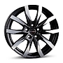 BORBET BORBET CW5 7,5X18 5X118 ET53 NB 71,1 ( BLACK POLISHED MATT  496796 COMMERCIAL ) 7,5x18 5x118 ET53.00 dull black / polished