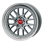 TEC Alufelge 8.0 J x 18 108/5/45/72,5  GT EVO Titan-Glanz-Hornpoliert TEC 8x18 5x108 ET45.00 titan-glanz hpol