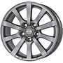 PLATIN 7,0x17 Platin P58 Nr. PLATIN GREY LZ/LK:5/108 ET:48 NB:72,6 x17 5x108 ET48.00 grey
