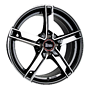 MAM 6.5x16, S:4x100.0x63.4, ET:35.0, MAM: W4  KESKIN/MAM 6,5x16 4x100 ET35.00 black front polish