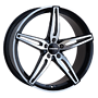 CARMANI 15 OSKAR BLACK POL 5X112 ET51 HB57.1 7.5x18  7,5x18 5x112 ET51.00 black polish