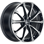 MAK 7.0x17, S:5x112.0x57.1, ET:40.0, MAK: DaVinci  MAK 7x17 5x112 ET40.00 gloss black / polished
