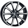 MAK DAVINCI black mirror 7.0Jx18 ET50 5x108x63.4 (wintertauglich) 7x18 5x108 ET50.00 