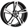 CARMANI CA 16 ANTON black polish 6.5Jx16 ET38 5x105x56.6 (wintertauglich) 6,5x16 5x105 ET38.00 black polish