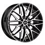 OXIGIN 25OXCROSS black full polish 8.5Jx19 ET45 5x108x72.6 (wintertauglich) 8,5x19 5x108 ET45.00 black full polish