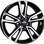 ALUTEC TORMENTA 7x18 5x100 ET51.00 diamant-schw fpol