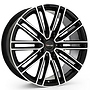 AVUS 10.5Jx20 H2 ET64 5x130x71.6 AC-M08 black polished RL:900kg AVUS RACING 10,5x20 5x130 ET64.00 