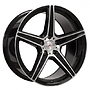 AXXION AX7 8,5x17 5x112 ET32.00 schwarz hochglanzpoliert