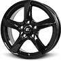 BROCK RC30 7x17 5x100 ET48.00 schwarz-glanz