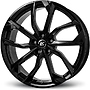 BROCK 8.0x18, S:5x108.0x63.4, ET:45.0, RCDesign: RC34  RCDesign 8x18 5x108 ET45.00 schwarz-glanz