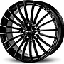 BROCK B24 BL. 4X108 ET25 HB65.1 7x17 4x108 ET25.00 schwarz lackiert