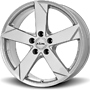 RIAL KODIAK POLAR SIL 5X108 ET42.5 HB70.1 8x19  8x17 5x108 ET0.50 polar-silber