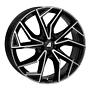 ALUTEC Alufelge 7.5 J x 18 108/4/32/65,1  ADX.02 diamant-schwarz frontpoliert ALUTEC 7,5x18 4x108 ET32.00 diamant-schw fpol