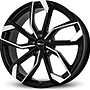 BROCK RC34 schwarz glanz voll-poliert (sgvp) 7.5Jx18 ET49.5 5x114.3x67.1 7,5x18 5x114,3 ET0.50 schwarzglanz vollp