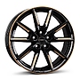 BORBET Alufelge 8.0 J x 19 108/5/45/72,5  LX19 black glossy gold spoke rim Borbet 8x19 5x108 ET45.00 bggsr