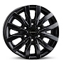 BORBET DESIGN CW6 black matt 6.5Jx16 ET62 6x130x84.1 (wintertauglich) 6,5x16 6x130 ET62.00 borbet black matt  kba